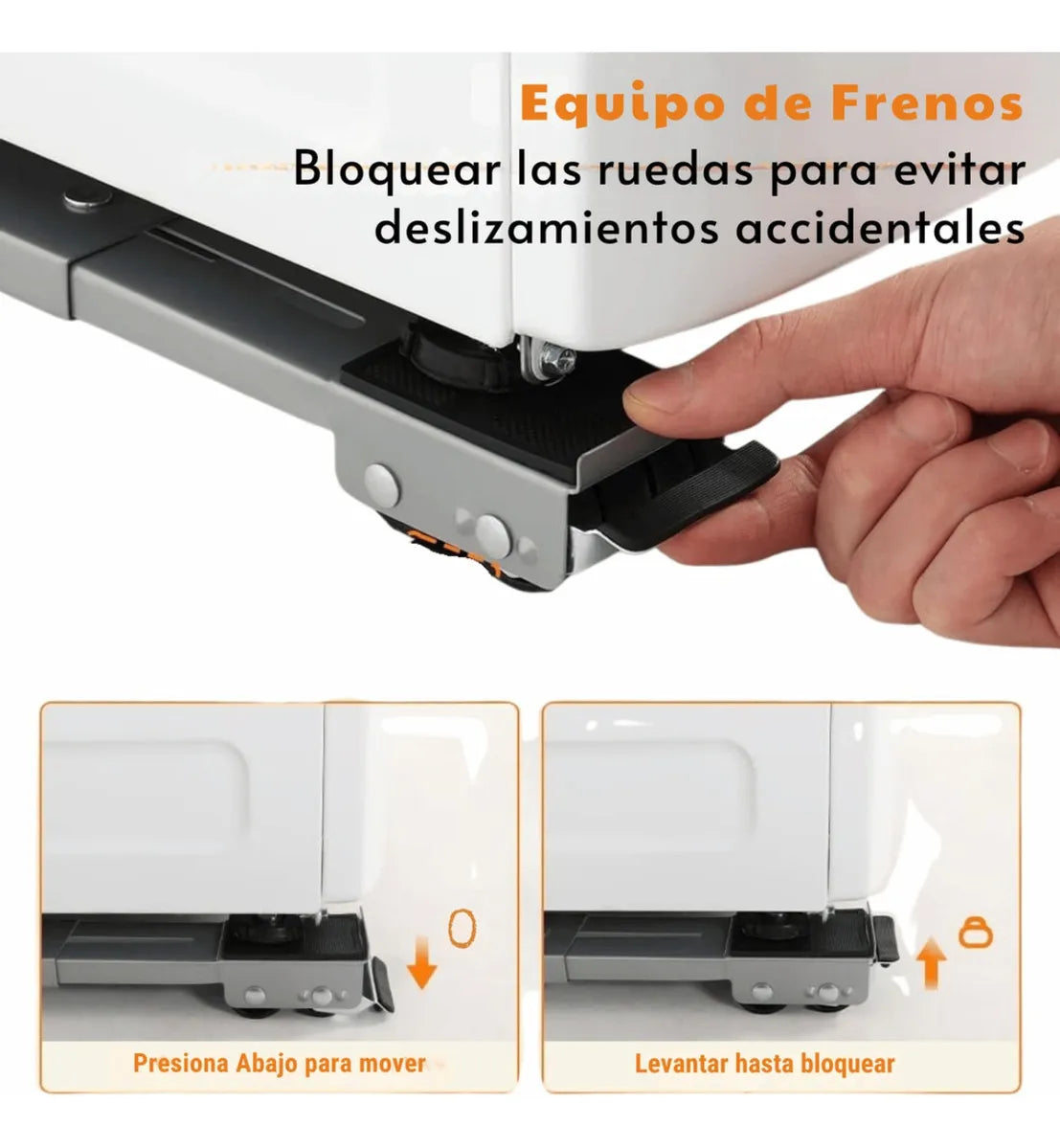 Base Resistente con Ruedas para Electrodomésticos