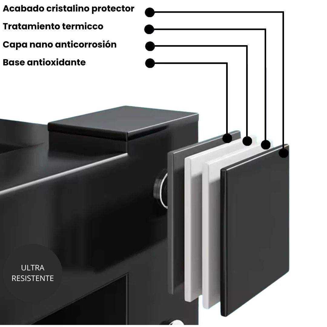 Platero Escurridor  SnapDry Tower Con tapa de acero inoxidable